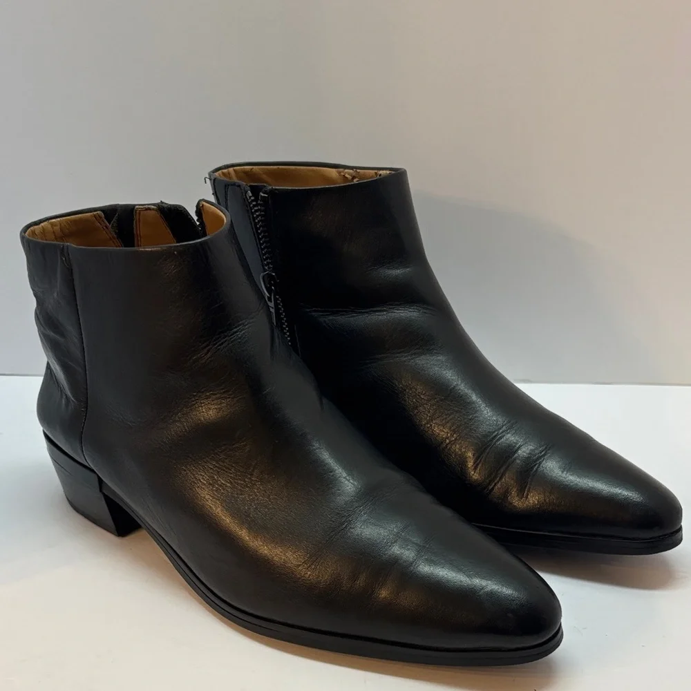 Coach Montana l Black Leather Boots - Picture 1 of 7